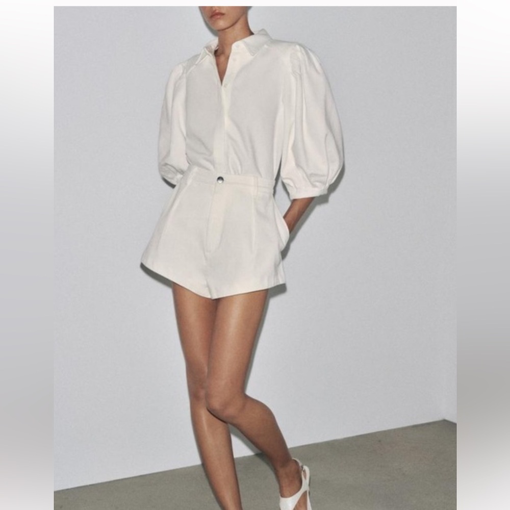 Nwot Zara Elegant White Women's Shorts